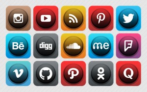 130 High Quality Vector Social Media Icons | 512 px + Ai | Social Media ...